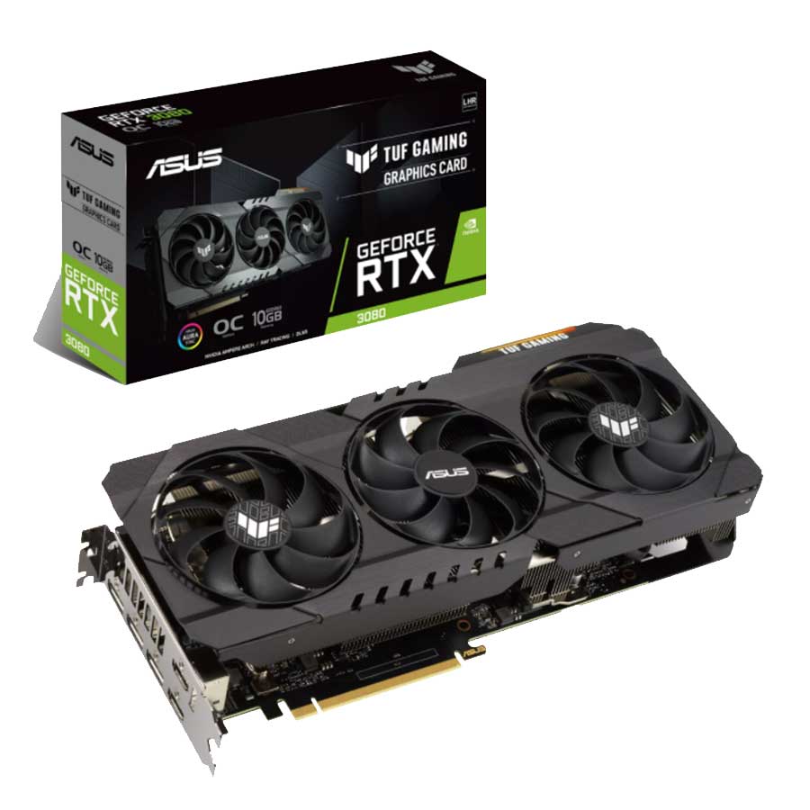 کارت گرافیک ایسوس TUF Gaming GeForce RTX3080 V2 OC Edition