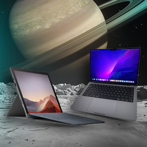 مقایسه لپ تاپ اپل MacBook Pro و مایکروسافت Surface Pro 7