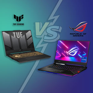 مقایسه لپ تاپ گیمینگ ایسوس سری TUF و ROG