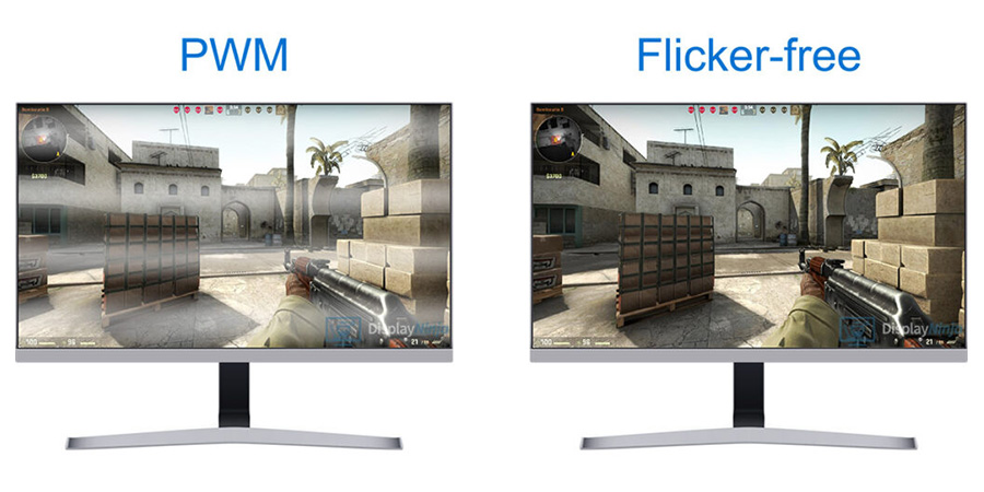 مقایسه تکنولوژی Flicker-Free و PWM در مانیتورها