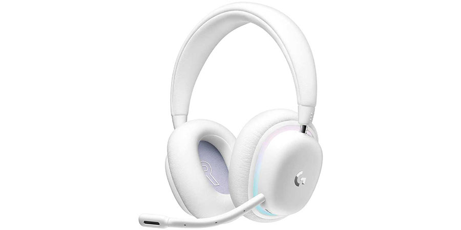 هدست گیمینگ بیسیم سفید لاجیتک مدل G735 مخصوص سر کوچک