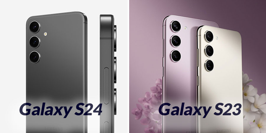 مقایسه مشخصات ظاهری گوشی هوشمند سامسونگ Galaxy S24 و Galaxy S23