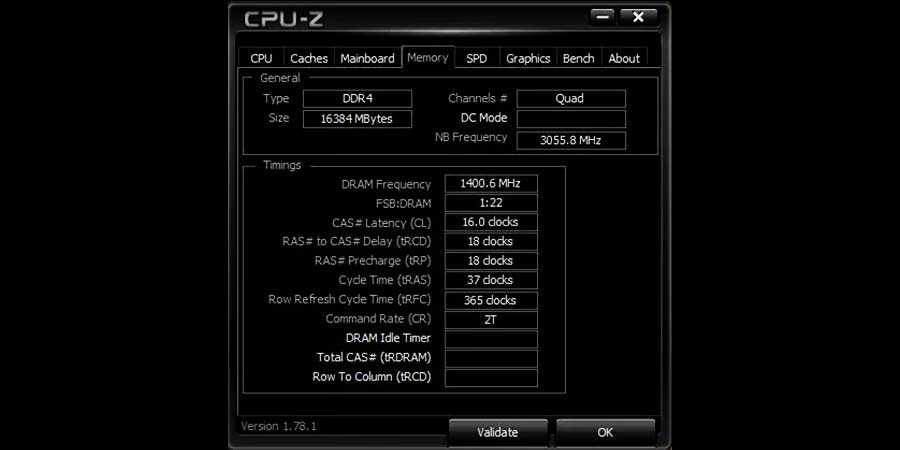 برنامه CPU-Z برای تنظیم XMP