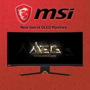MSI نسل جدید مانیتور های گیمینگ OLED را منتشر می‌کند