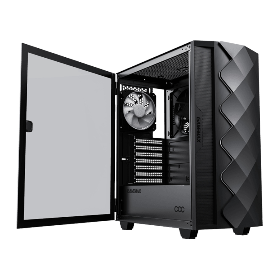 کیس گیم مکس مدل Diamond COC BLACK