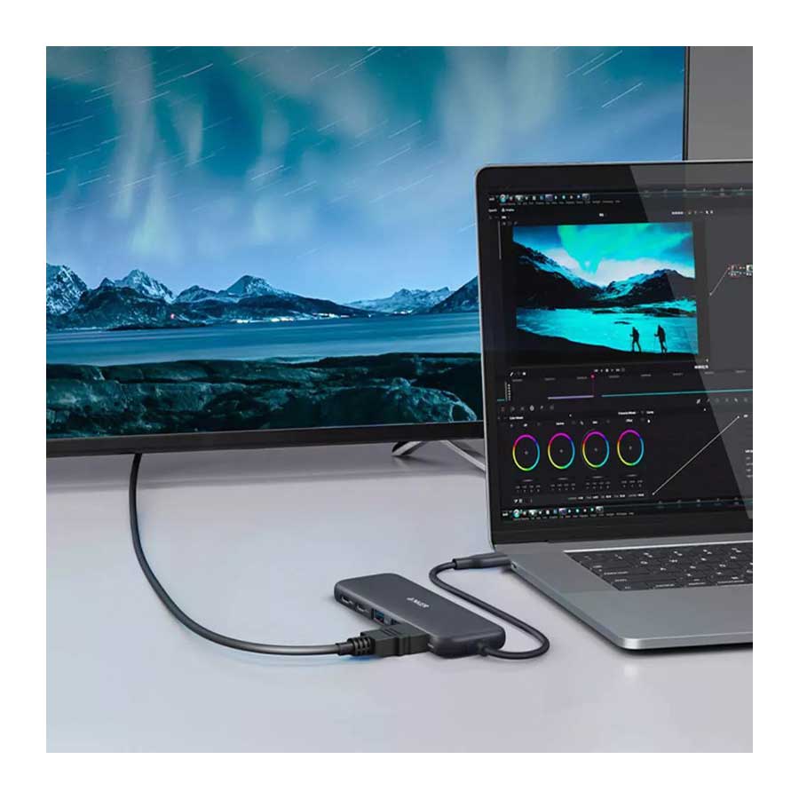 هاب USB-C پنج پورت انکر مدل 332 A8355