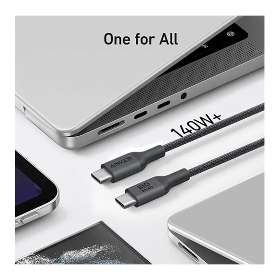 کابل 0.9 متری تبدیل USB-C به USB-C انکر مدل 544 A80F5