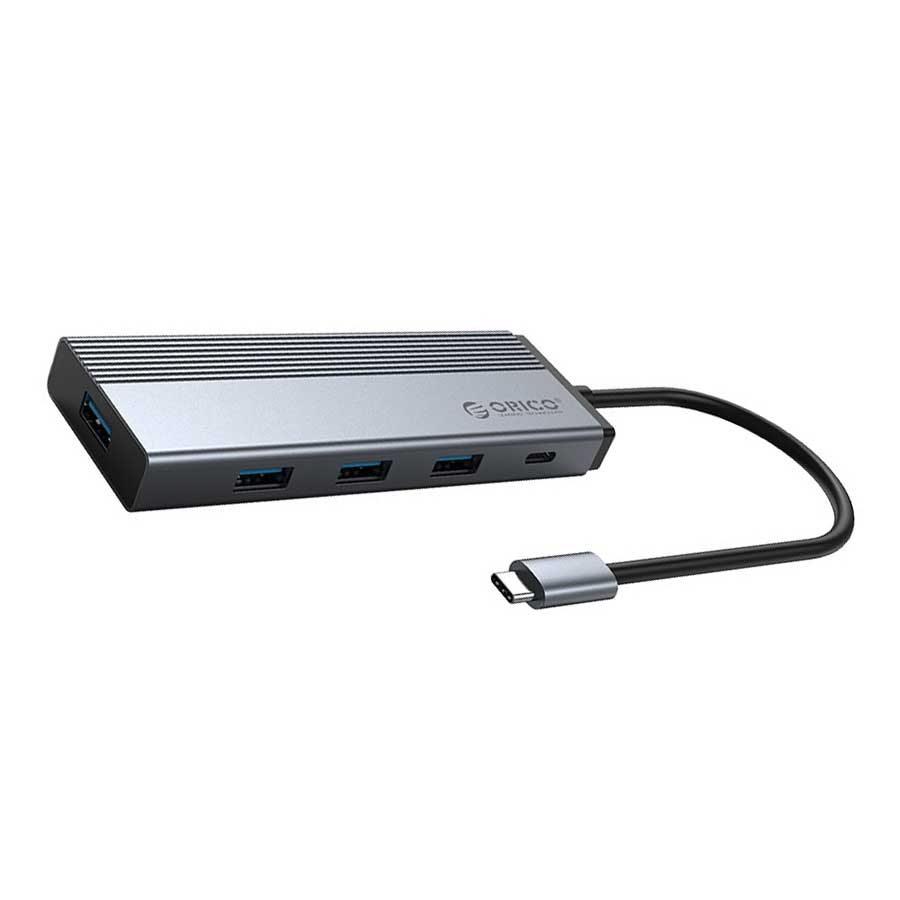 هاب USB-C پنج پورت اوریکو مدل 5SXA-GY-BP