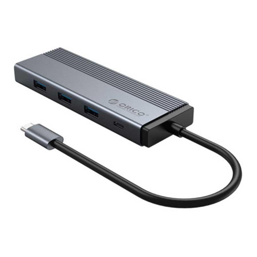 هاب USB-C پنج پورت اوریکو مدل 5SXRJ-GY-BP