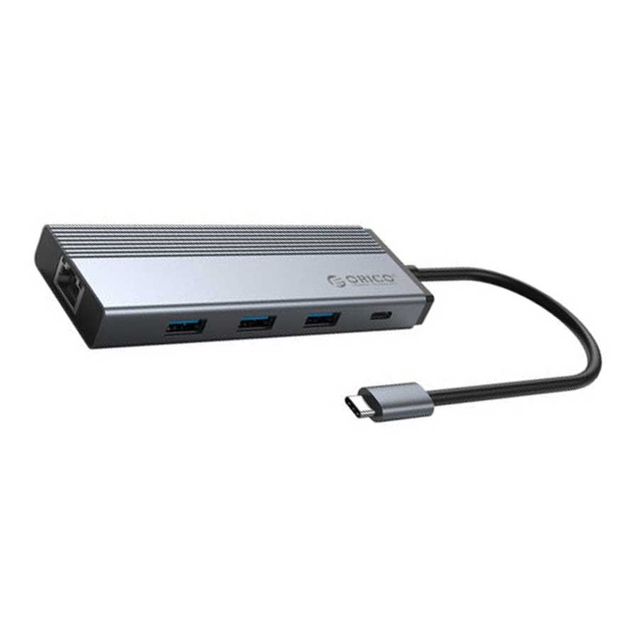 هاب USB-C پنج پورت اوریکو مدل 5SXRJ-GY-BP