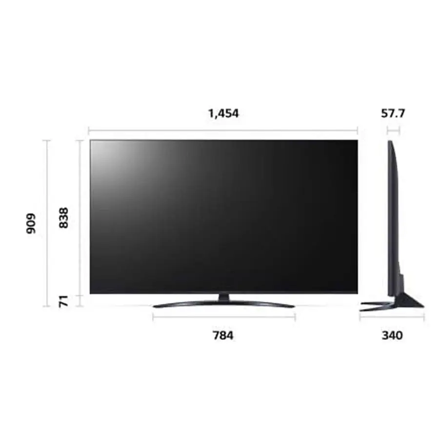 تلویزیون هوشمند 65 اینچ ال جی مدل 65UR81006LK