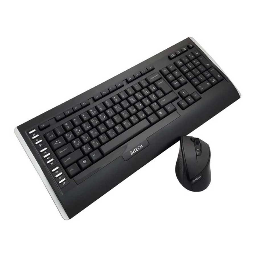 کیبورد و ماوس بی‌سیم ای فورتک مدل 9300F