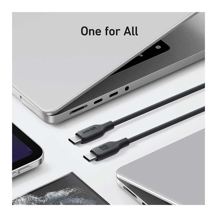 کابل 0.9 متری تبدیل USB-C به USB-C انکر مدل A80F1 544