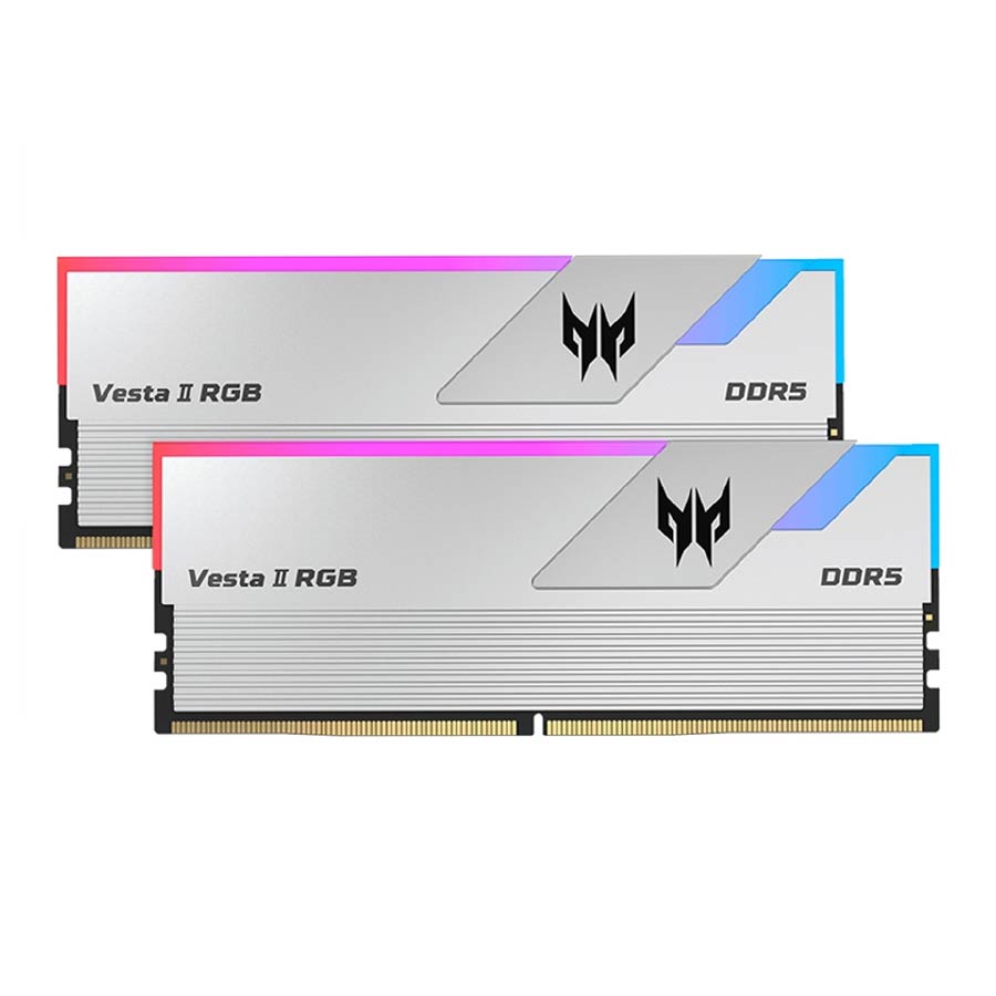 رم ایسر مدل Predator Vesta II RGB White Dual DDR5