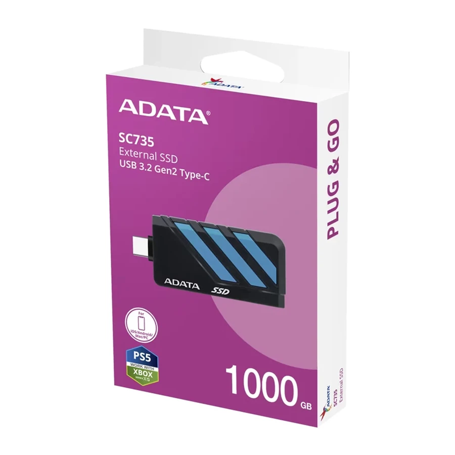 اس اس دی اکسترنال 1 ترابایت USB 3.2 ای دیتا