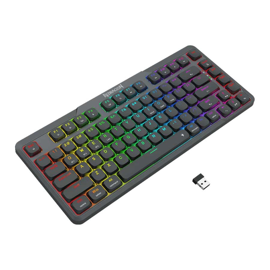 کیبورد گیمینگ بی‌سیم ردراگون مدل AETHER K706 PRO RGB