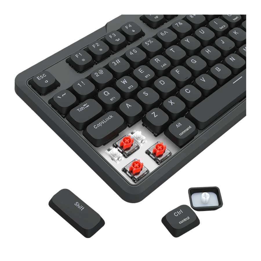 کیبورد گیمینگ بی‌سیم ردراگون مدل AETHER K706 PRO RGB