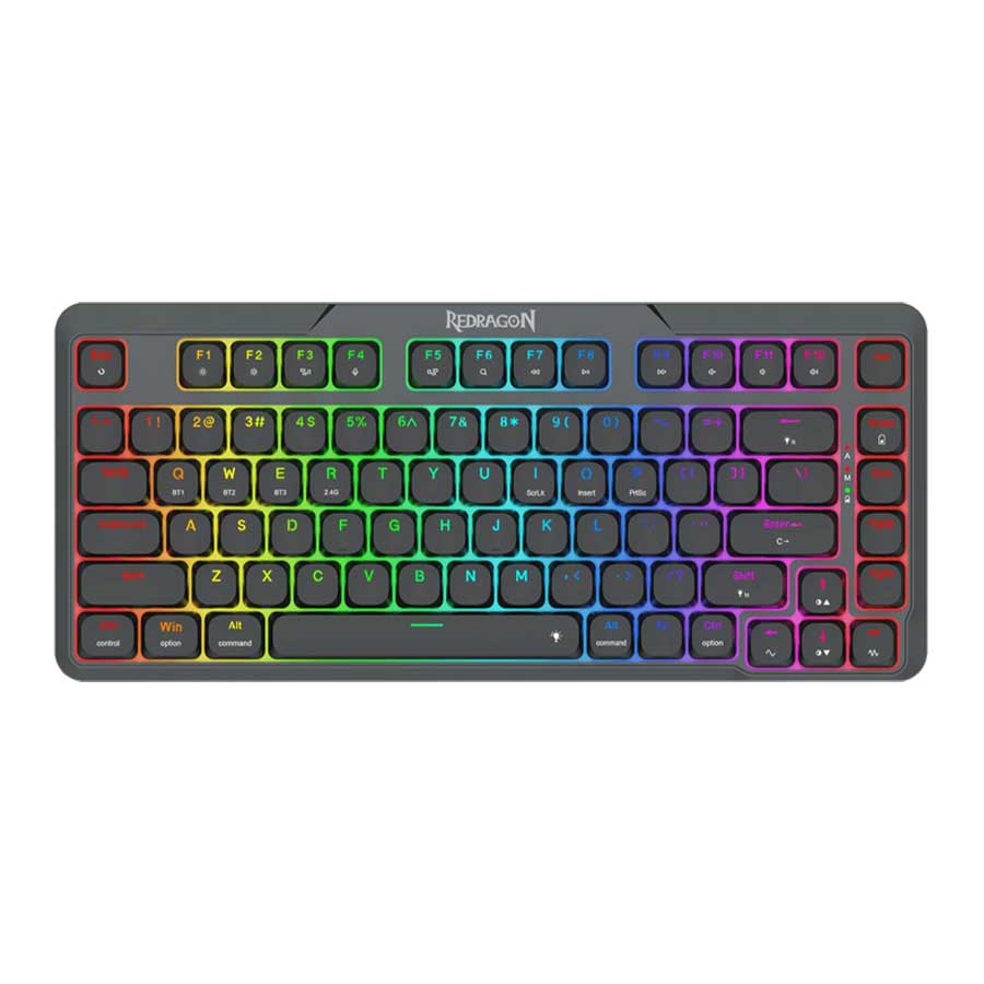 کیبورد گیمینگ بی‌سیم ردراگون مدل AETHER K706 PRO RGB