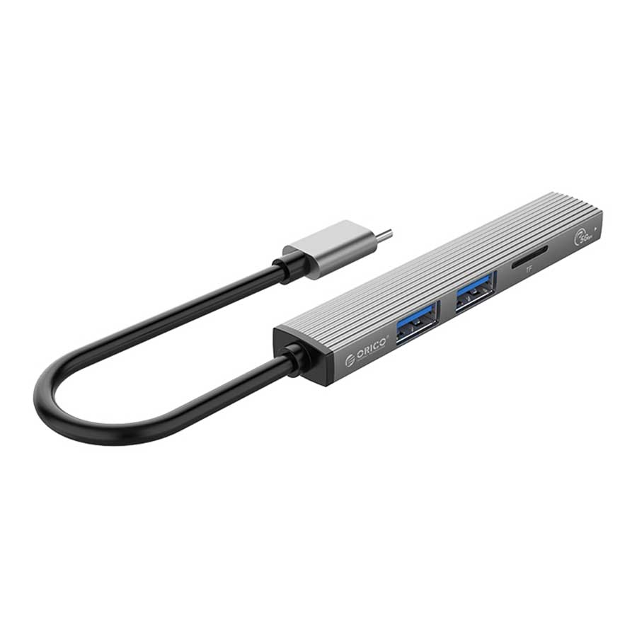 هاب USB-C چهار پورت اوریکو مدل AH-12F-GY-BP