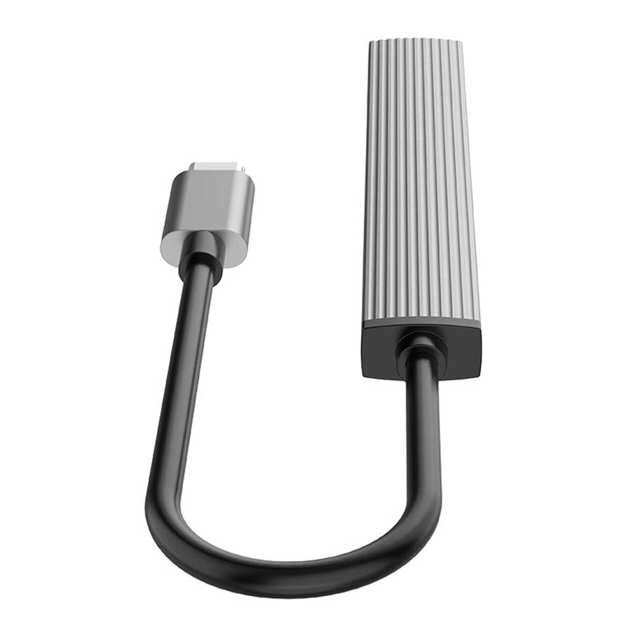 هاب USB-C چهار پورت اوریکو مدل AH-12F-GY-BP