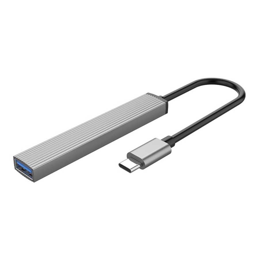 هاب USB-C چهار پورت اوریکو مدل AH-12F-GY-BP