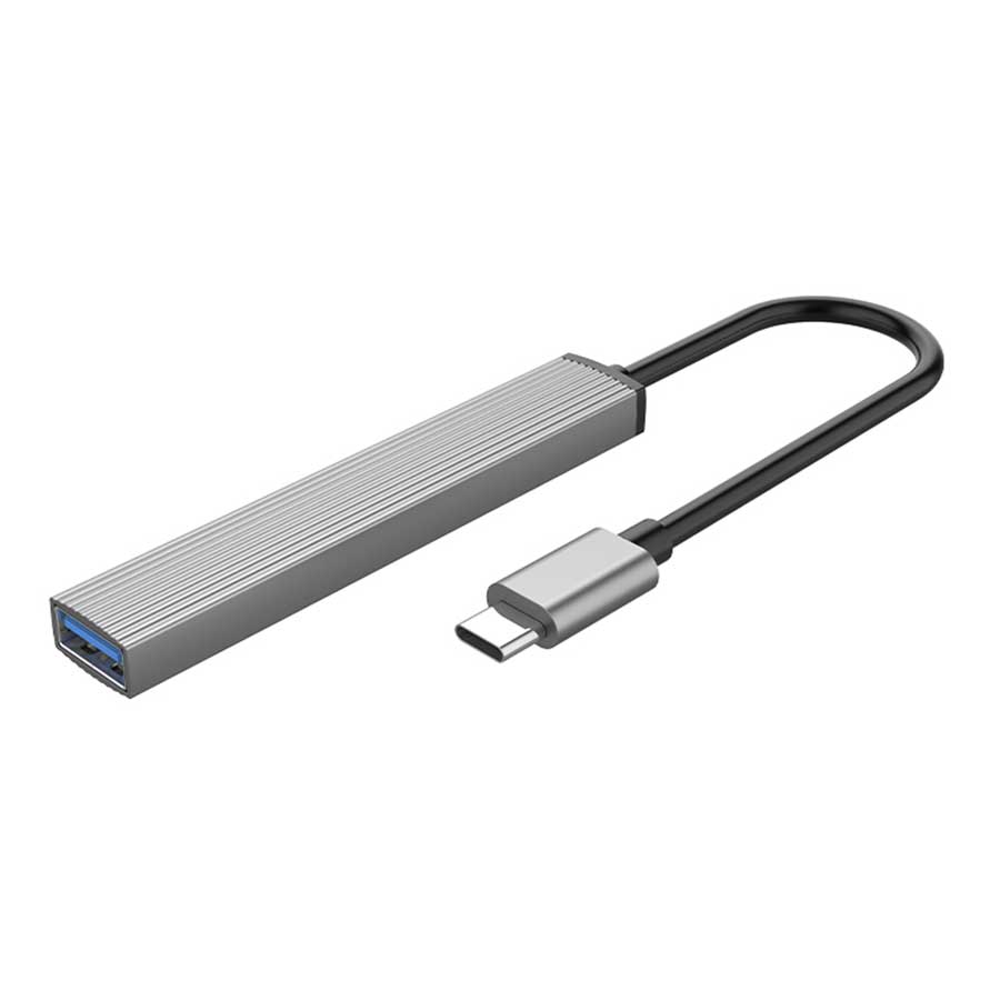 هاب USB-C چهار پورت اوریکو مدل AH-13-GY-BP