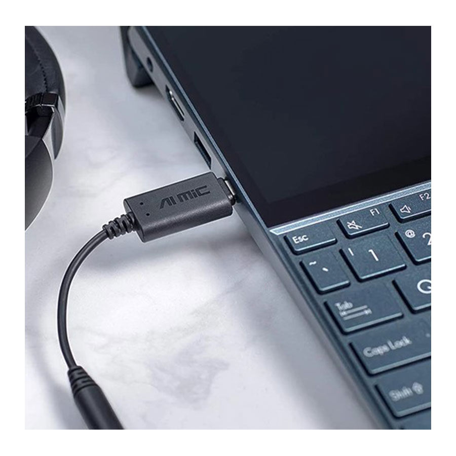 تبدیل USB-C به جک 3.5 میلی متری ایسوس مدل AI Noise-Canceling Mic Adapter