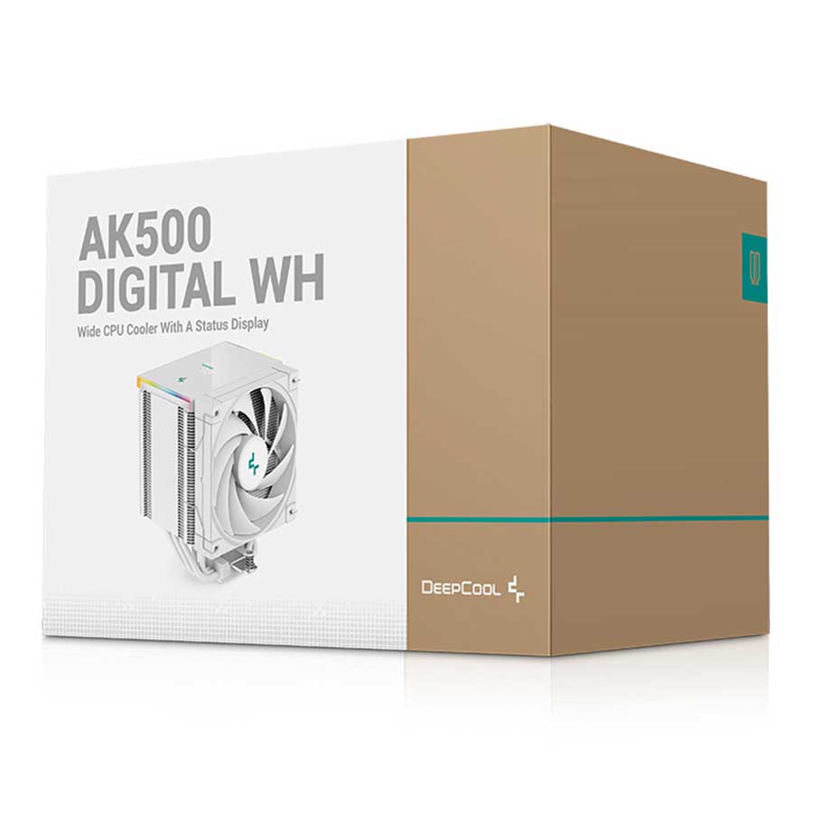 خنک کننده پردازنده دیپ کول مدل AK500 Digital White