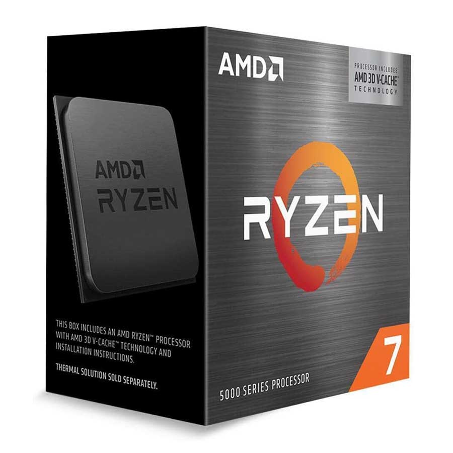 سی پی یو باکس ای ام دی مدل Ryzen 7 5800X3D