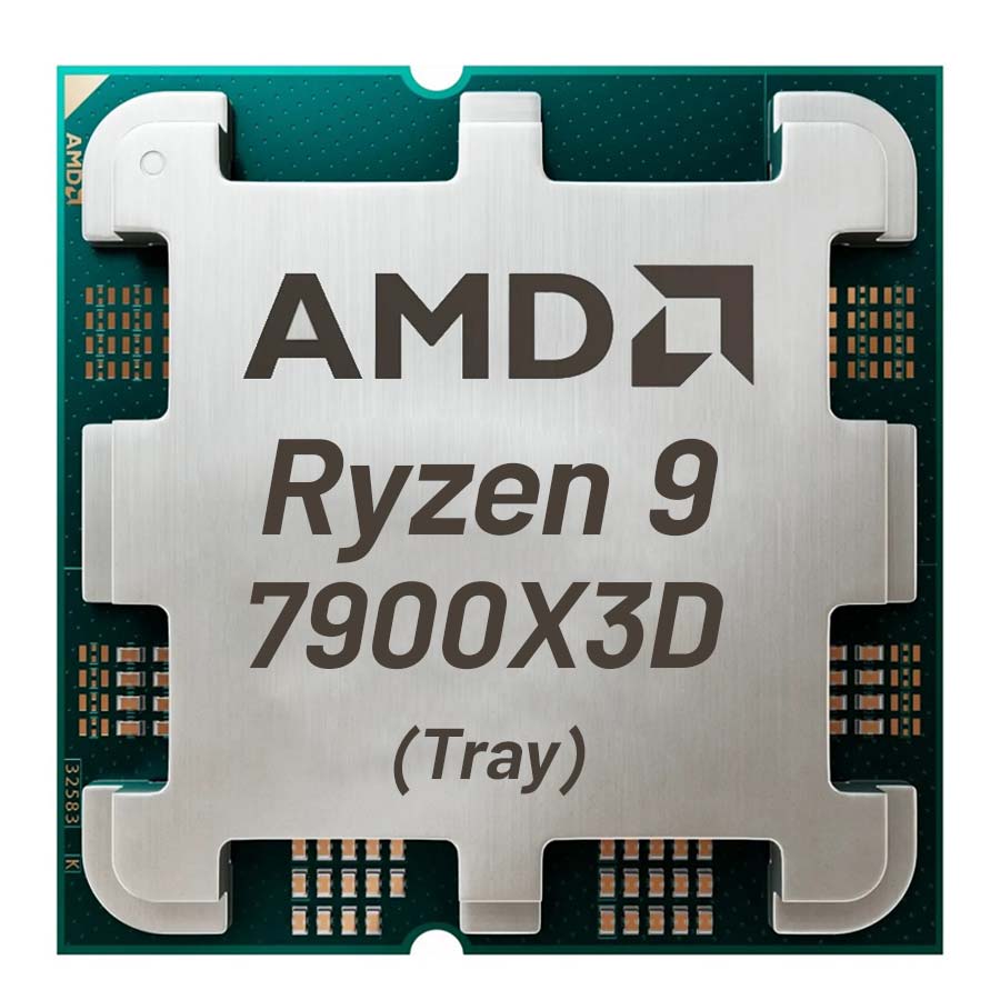 سی پی یو بدون باکس ای ام دی مدل Ryzen 9 7900X3D