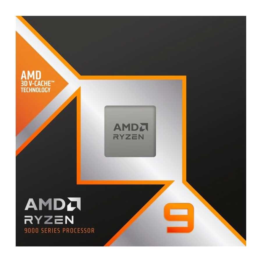 سی پی یو باکس ای ام دی مدل Ryzen 9 9950X3D