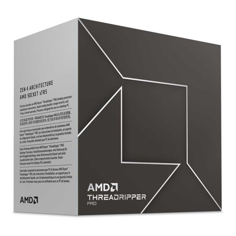 سی پی یو باکس ای ام دی مدل Threadripper PRO 7995WX
