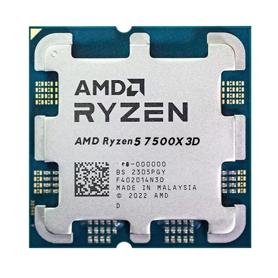 سی پی یو بدون باکس ای ام دی مدل Ryzen 5 7500X3D TRAY 6