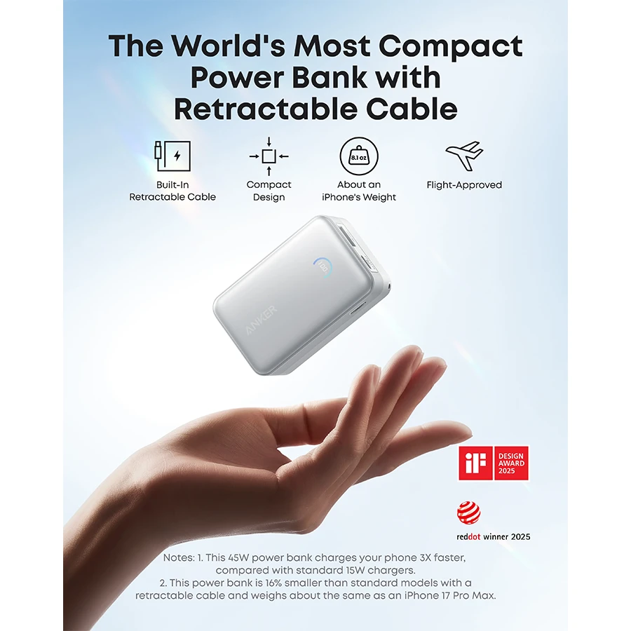 پاوربانک انکر ظرفیت 10000mAh