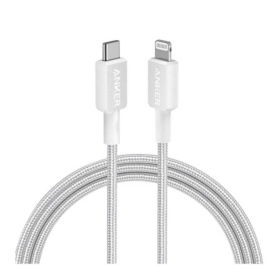 کابل 1.8 متری تبدیل USB-C به لایتنینگ انکر مدل A81B6 322