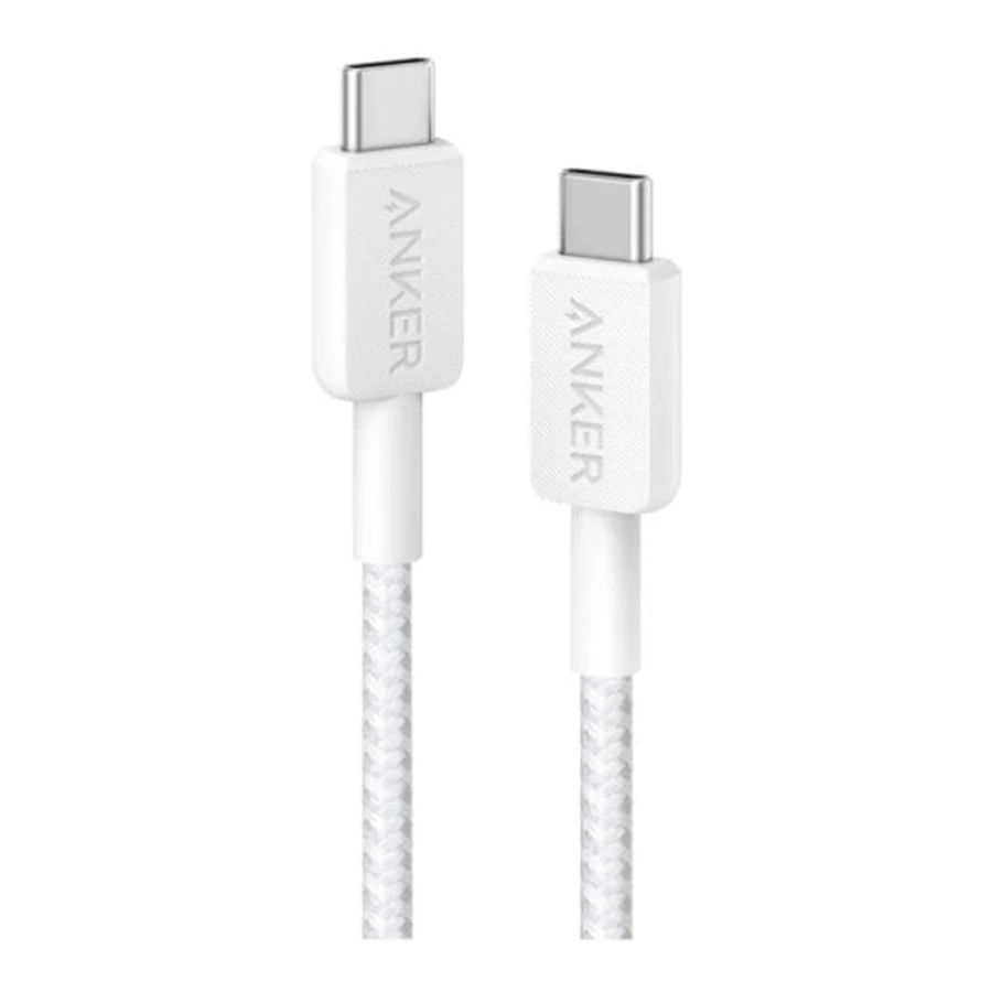 Anker A81F7 USB-C To USB-C 60W 3m Data Charging Cable کابل تبدیل 3 متری USB-C به USB-C انکر