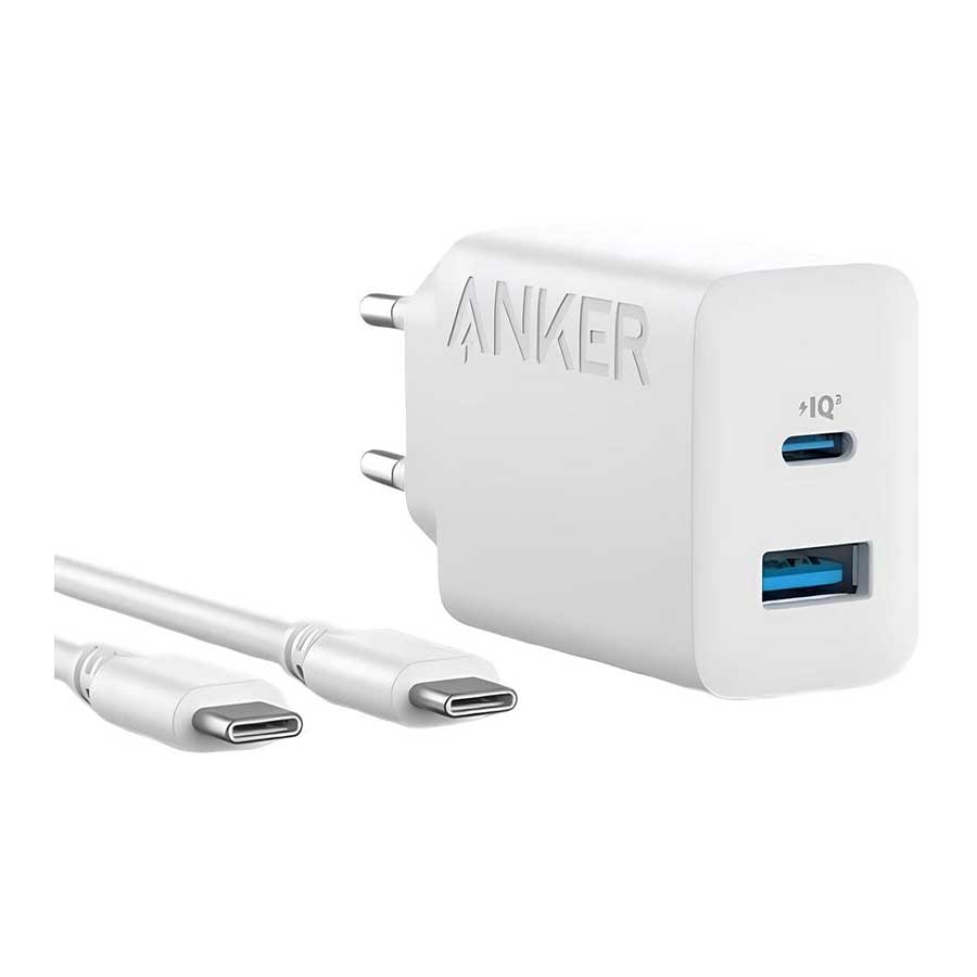 شارژر دیواری انکر مدل Gan Charger A2348 20W