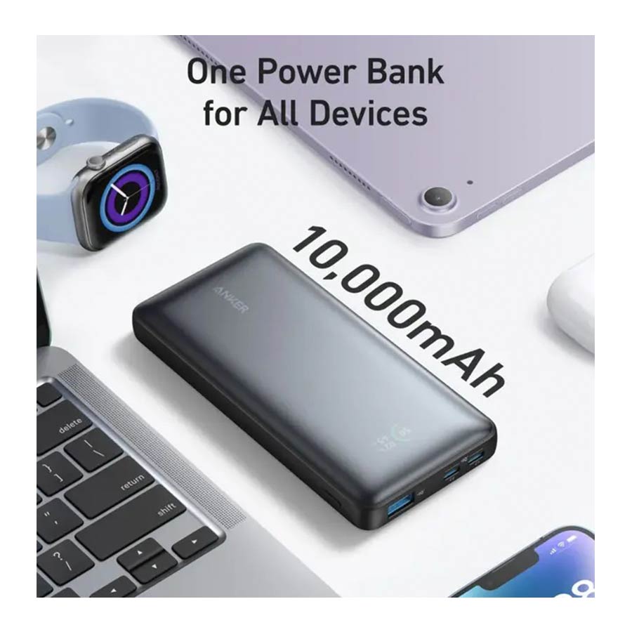 پاوربانک انکر مدل PowerCore 533 A1249 25W ظرفیت 10000mAh