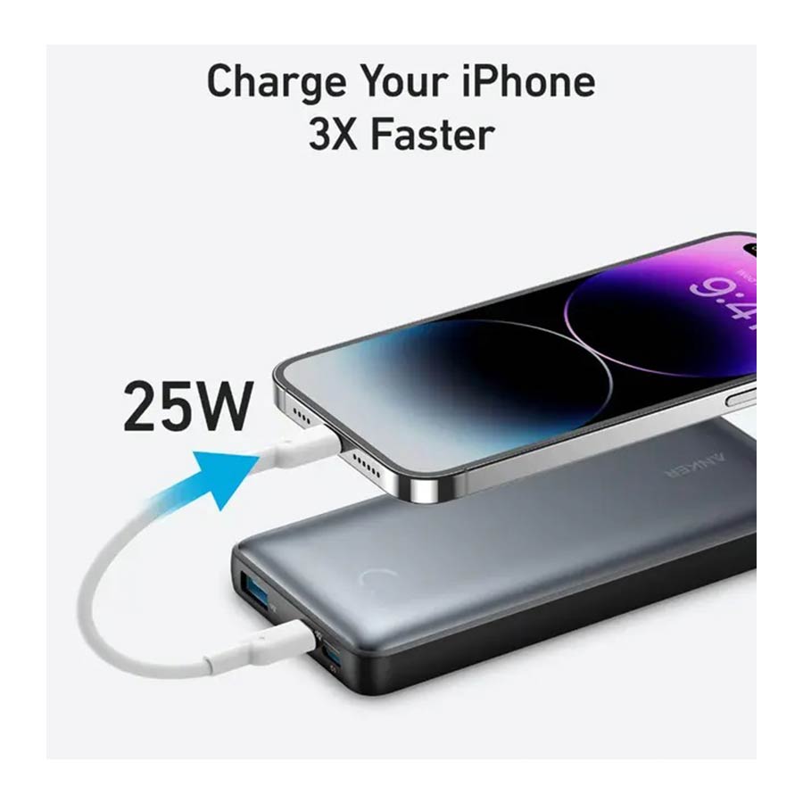 پاوربانک انکر مدل PowerCore 533 A1249 25W ظرفیت 10000mAh