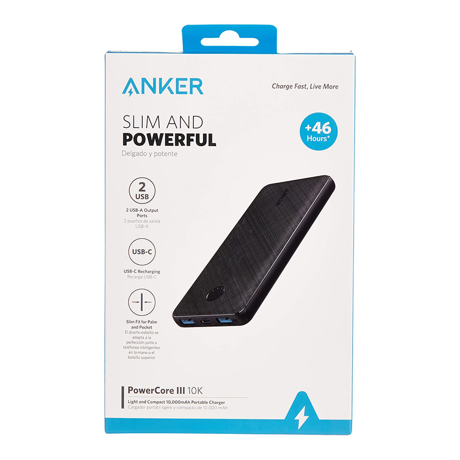 پاوربانک انکر مدل PowerCore III A1247 ظرفیت 10000mAh