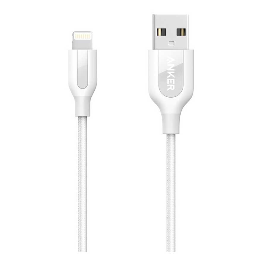 کابل 0.9 متری تبدیل USB به لایتنینگ انکر مدل PowerLine+ A8121