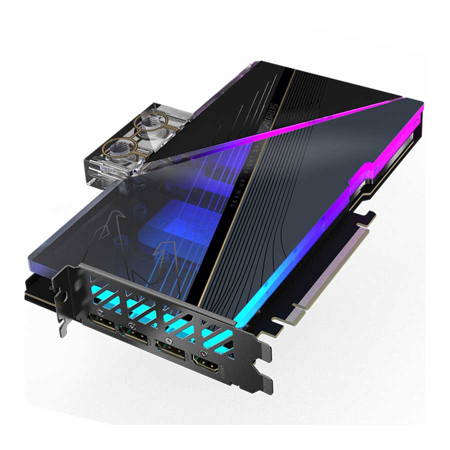 کارت گرافیک گیگابایت مدل AORUS GeForce RTX 4080 16GB XTREME WATERFORCE WB GDDR6X