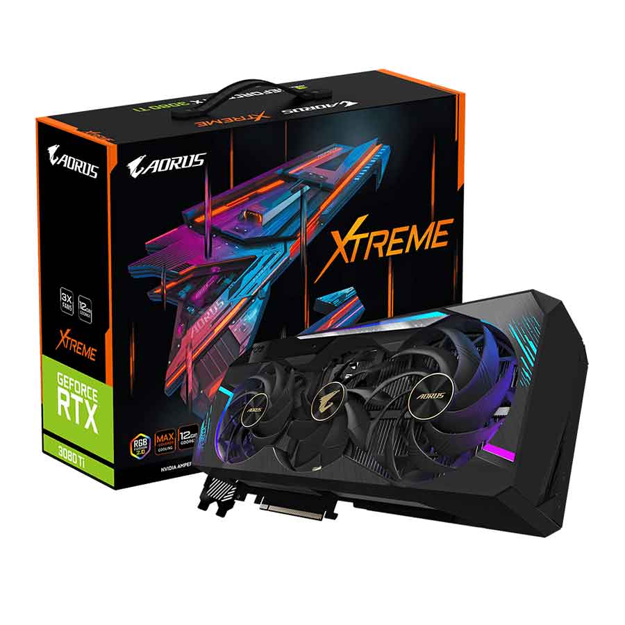 کارت گرافیک گیگابایت مدل AORUS GeForce RTX3080 Ti XTREME 12G GDDR6X