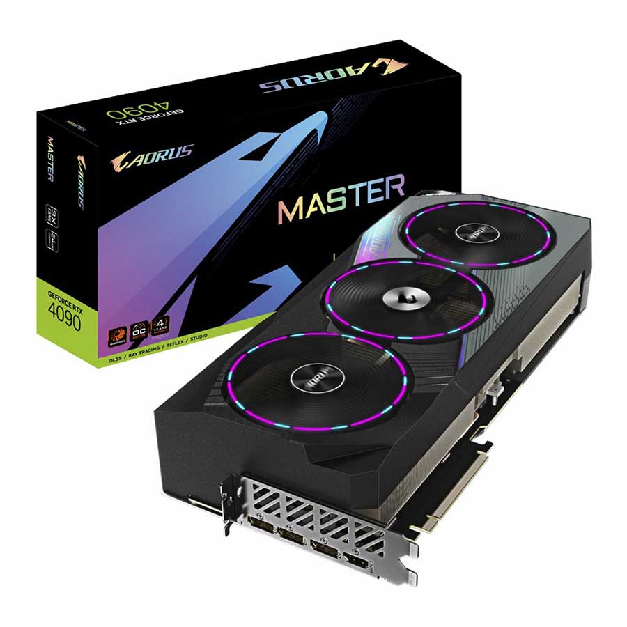 کارت گرافیک گیگابایت مدل AORUS GeForce RTX4090 MASTER 24G GDDR6X