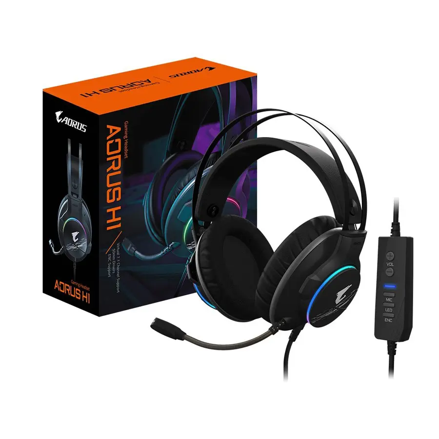 هدست گیمینگ با سیم گیگابایت مدل AORUS H1