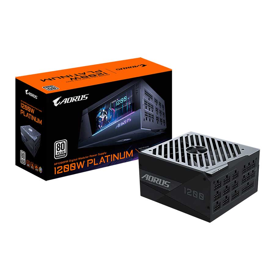 پاور کامپیوتر 1200 وات تمام ماژولار گیگابایت مدل AORUS P1200W PLATINUM