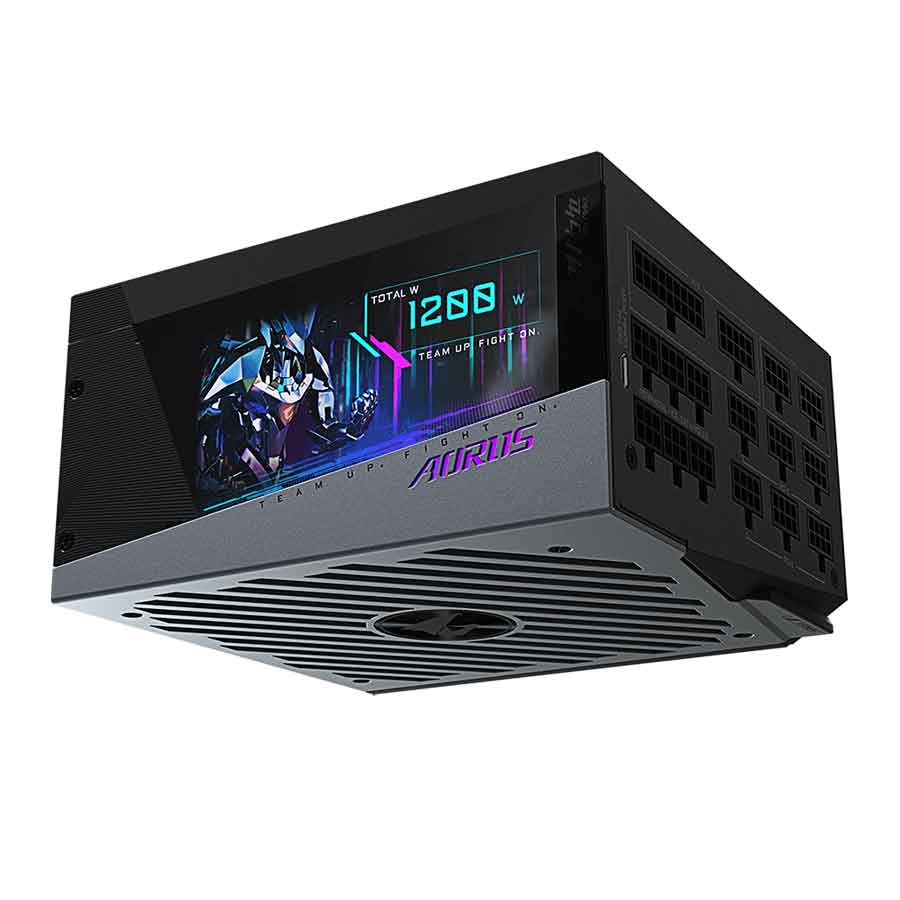 پاور کامپیوتر 1200 وات تمام ماژولار گیگابایت مدل AORUS P1200W PLATINUM