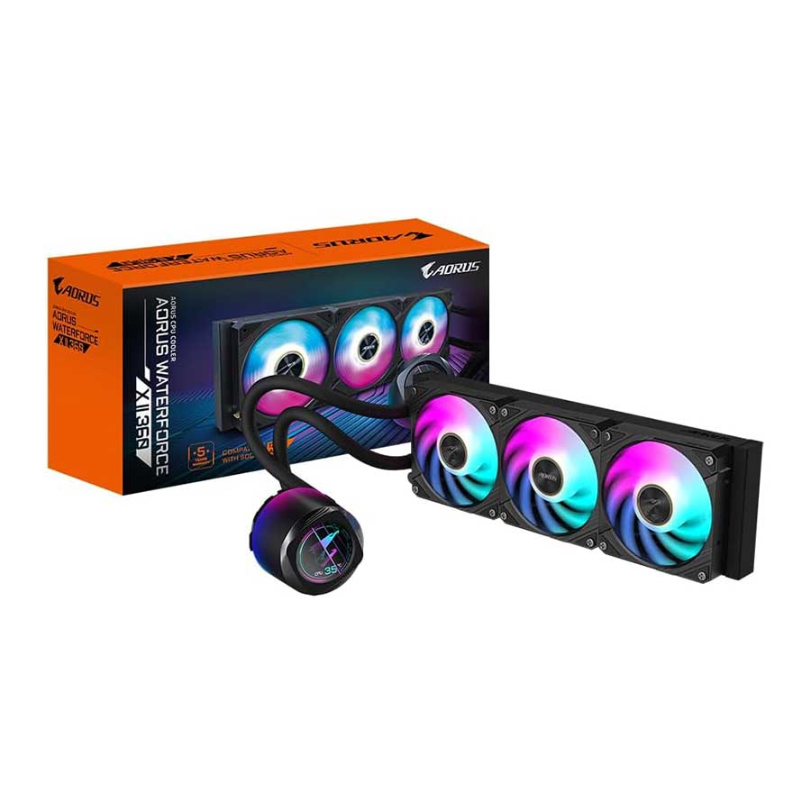خنک کننده مایع پردازنده گیگابایت مدل AORUS WATERFORCE II 360