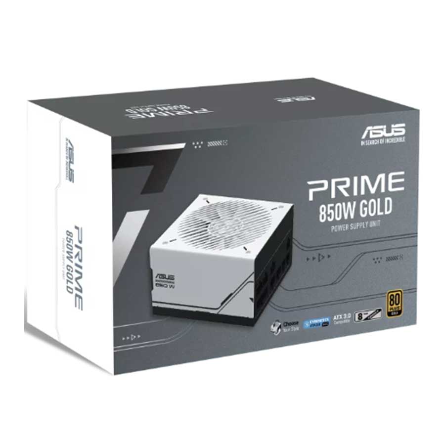 پاور کامپیوتر 850 وات تمام ماژولار Asus Prime 850W Gold