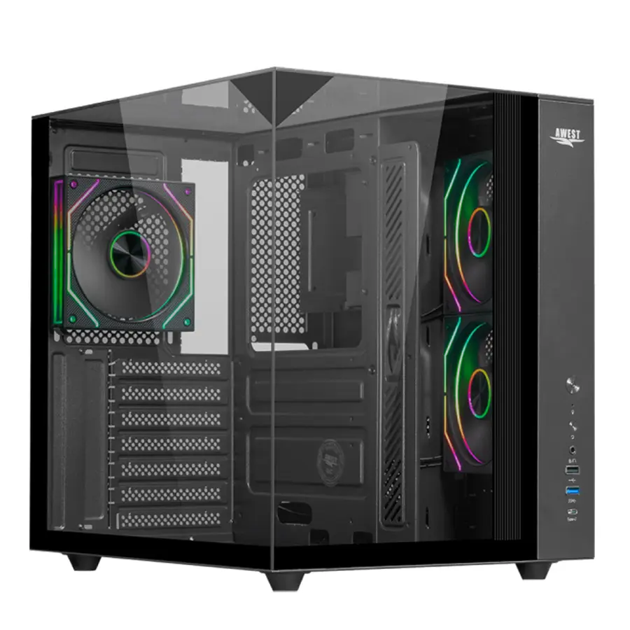 کیس کامپیوتر اوست مدل AQ-15TG-B